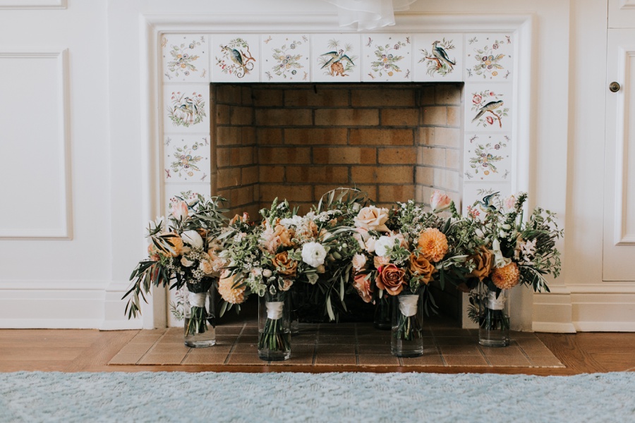 romantic darlington house wedding, la jolla california, Layered Vintage florals