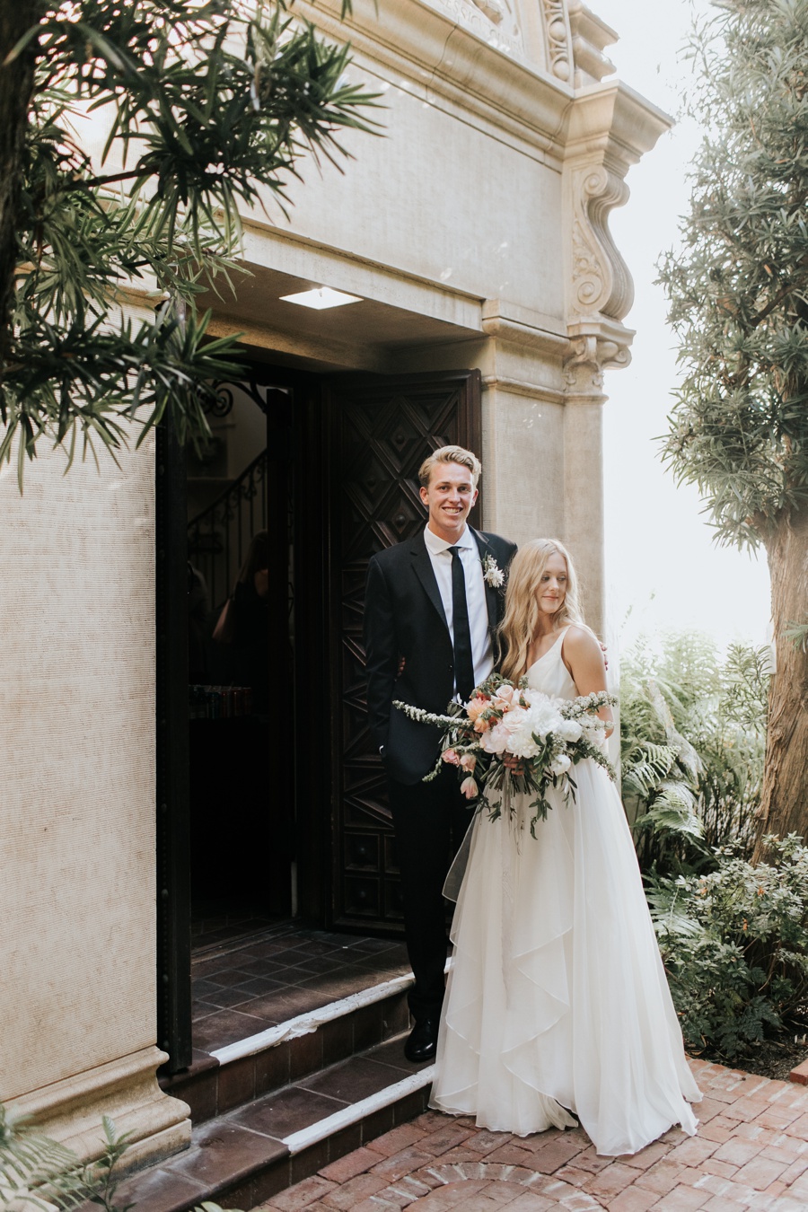 romantic darlington house wedding, la jolla california, historic home, Layered vintage florals